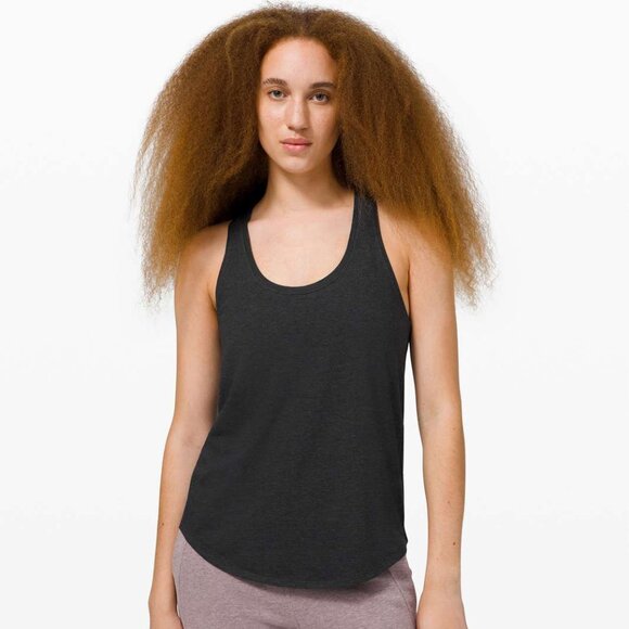 lululemon athletica Tops - lululemon athletica Black Racerback Love Tank Top